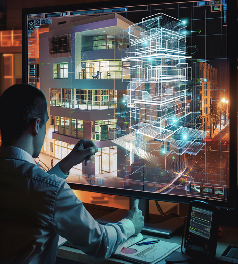 Structural BIM model visualization